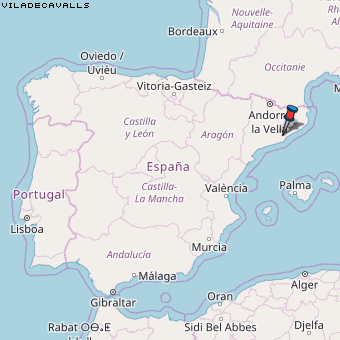 Viladecavalls Karte Spanien