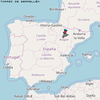 Torres de Berrellén Karte Spanien