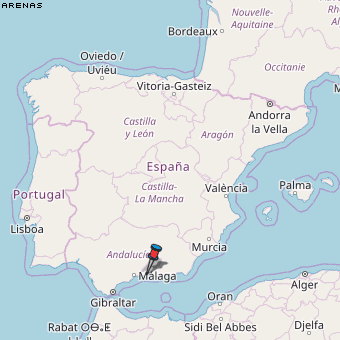 Arenas Karte Spanien