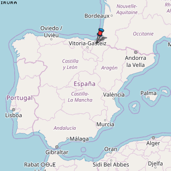 Irura Karte Spanien