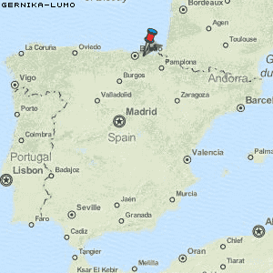 Gernika-Lumo Karte Spanien