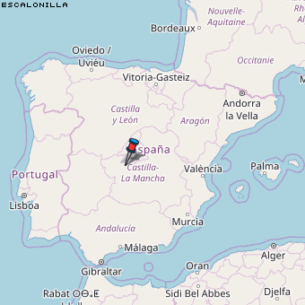 Escalonilla Karte Spanien