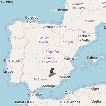 Torres Karte Spanien