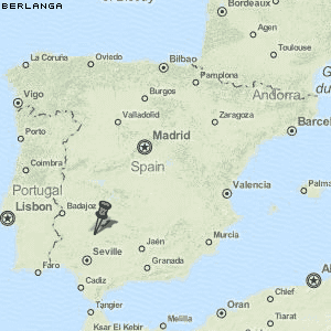 Berlanga Karte Spanien