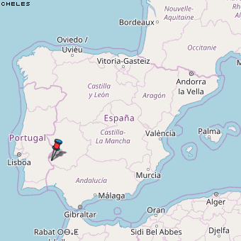 Cheles Karte Spanien