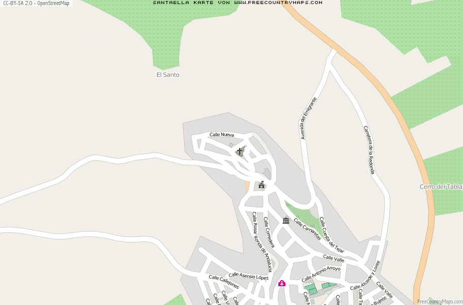 Karte Von Santaella Spanien