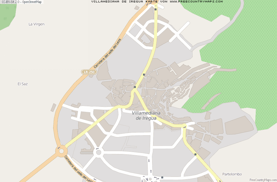 Karte Von Villamediana de Iregua Spanien
