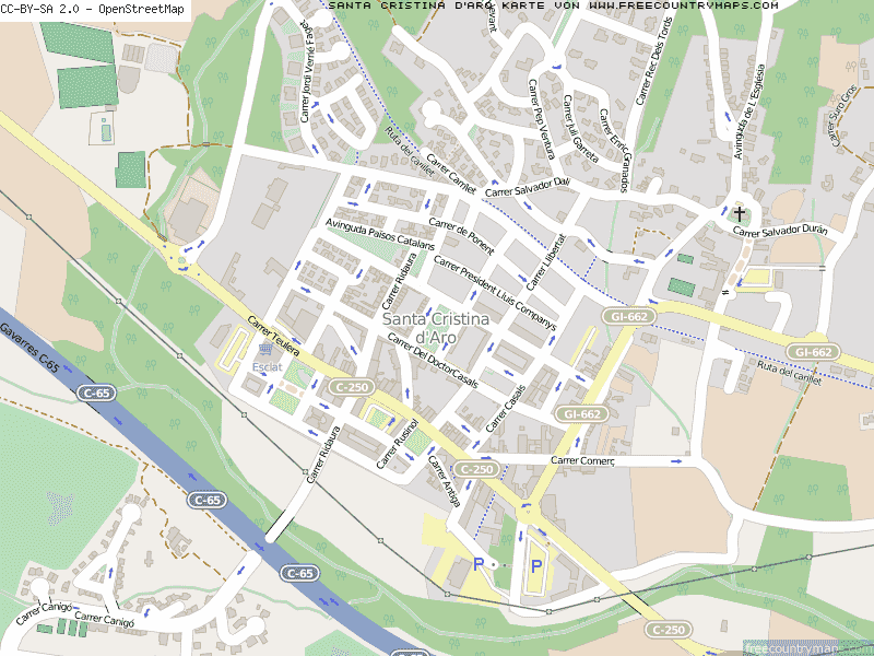 Karte Von Santa Cristina d