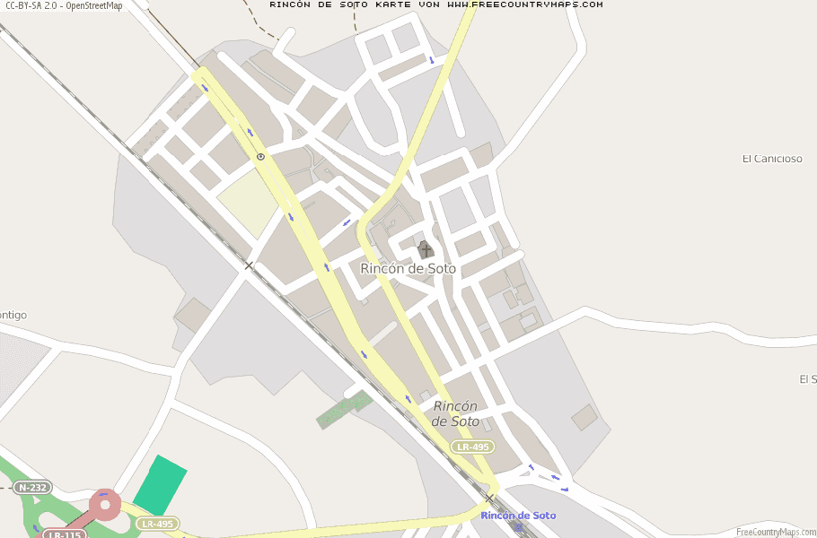 Karte Von Rincón de Soto Spanien