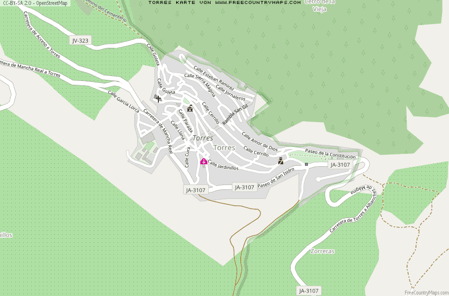 Karte Von Torres Spanien