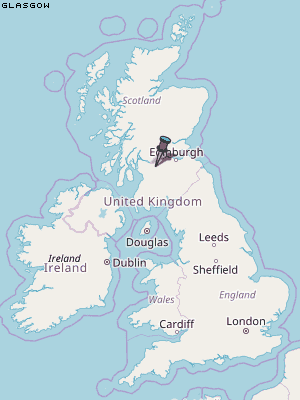 Glasgow Karte Vereinigtes Knigreich