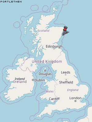 Portlethen Karte Vereinigtes Knigreich