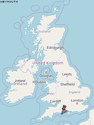 Weymouth Karte Vereinigtes Knigreich
