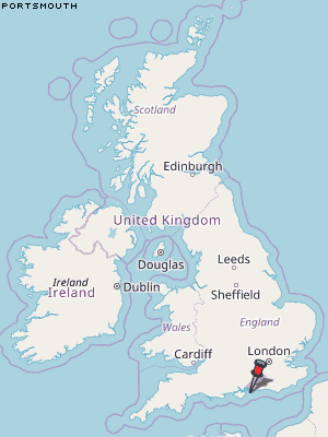 Portsmouth Karte Vereinigtes Knigreich