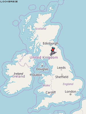 Lockerbie Karte Vereinigtes Knigreich