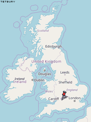Tetbury Karte Vereinigtes Knigreich