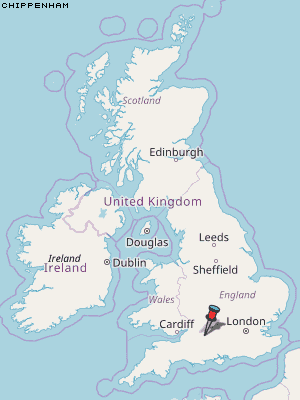 Chippenham Karte Vereinigtes Knigreich