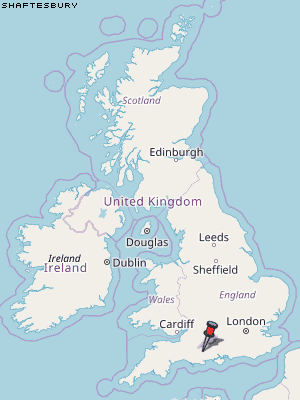Shaftesbury Karte Vereinigtes Knigreich