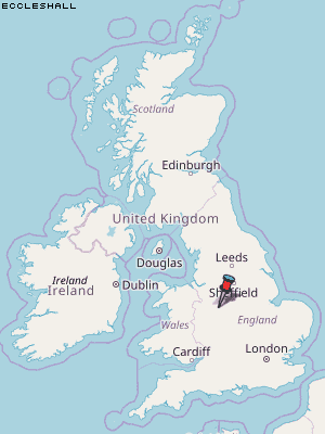 Eccleshall Karte Vereinigtes Knigreich
