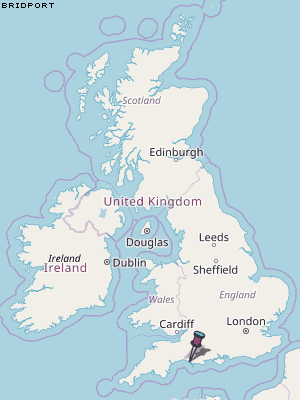 Bridport Karte Vereinigtes Knigreich