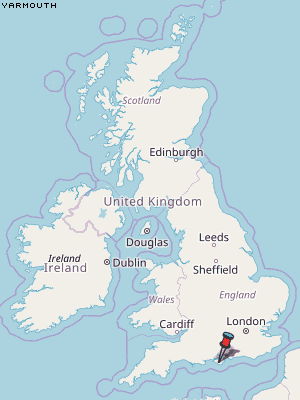 Yarmouth Karte Vereinigtes Knigreich