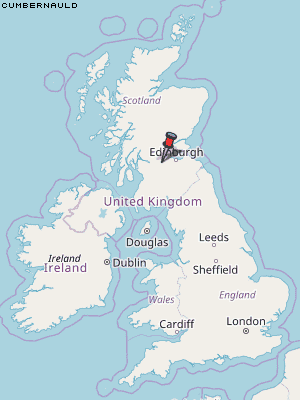 Cumbernauld Karte Vereinigtes Knigreich
