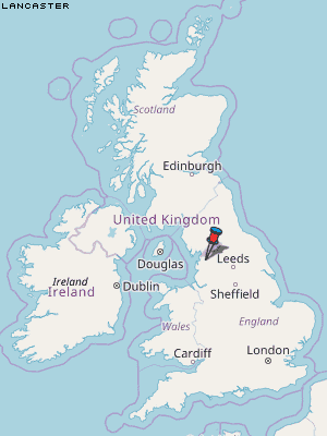 Lancaster Karte Vereinigtes Knigreich