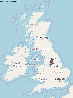Macclesfield Karte Vereinigtes Knigreich