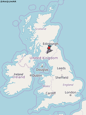 Sanquhar Karte Vereinigtes Knigreich