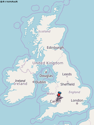 Brynmawr Karte Vereinigtes Knigreich