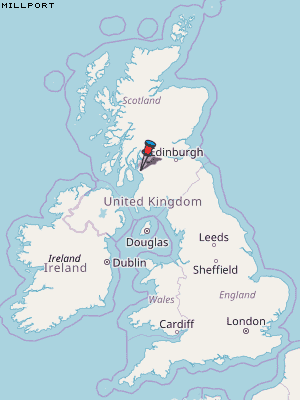 Millport Karte Vereinigtes Knigreich