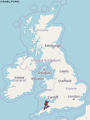 Camelford Karte Vereinigtes Knigreich
