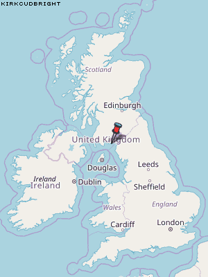 Kirkcudbright Karte Vereinigtes Knigreich