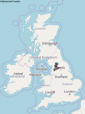 Penwortham Karte Vereinigtes Knigreich
