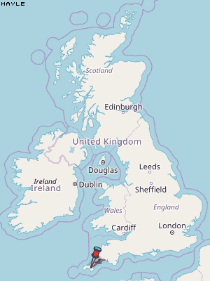 Hayle Karte Vereinigtes Knigreich