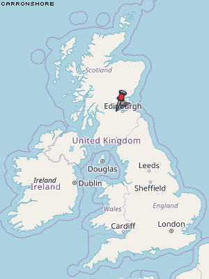 Carronshore Karte Vereinigtes Knigreich