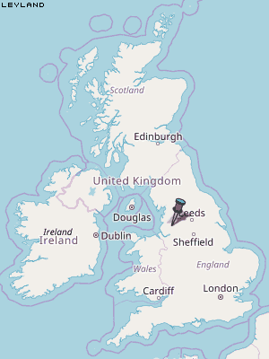 Leyland Karte Vereinigtes Knigreich