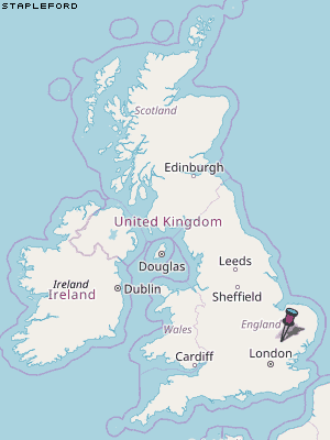Stapleford Karte Vereinigtes Knigreich