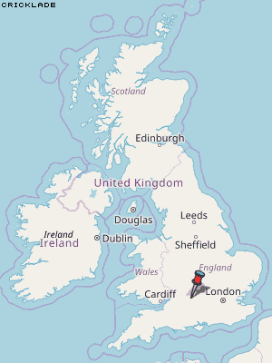 Cricklade Karte Vereinigtes Knigreich