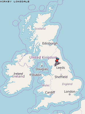 Kirkby Lonsdale Karte Vereinigtes Knigreich