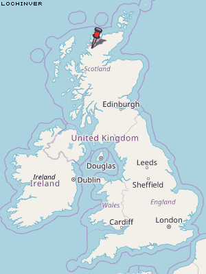 Lochinver Karte Vereinigtes Knigreich