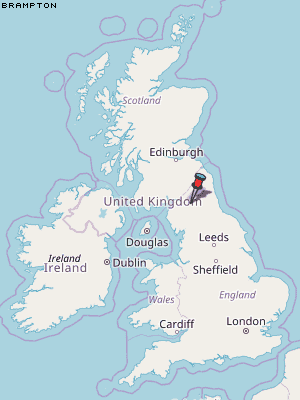 Brampton Karte Vereinigtes Knigreich