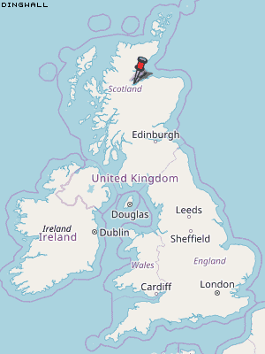 Dingwall Karte Vereinigtes Knigreich