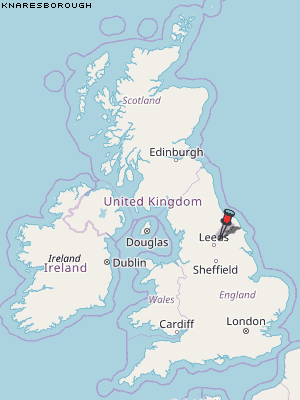 Knaresborough Karte Vereinigtes Knigreich