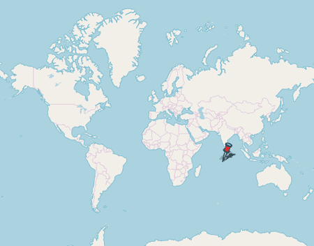 Free Map of British Indian Ocean Territory