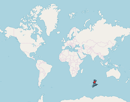 Free Map of Heard Island and McDonald Islands