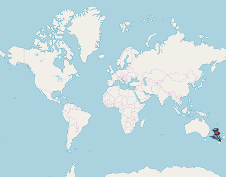 Free Map of New Zealand