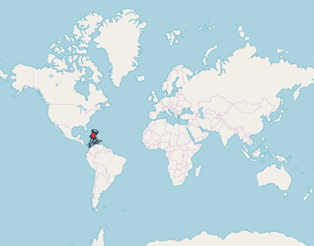 Free Map of Panama
