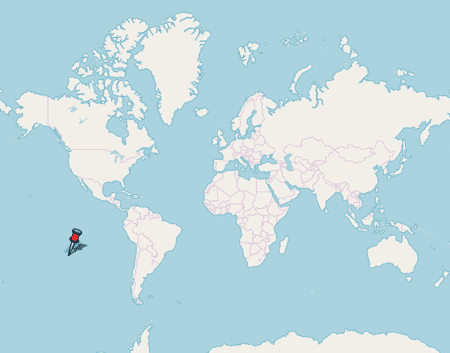 Free Map of Pitcairn Islands