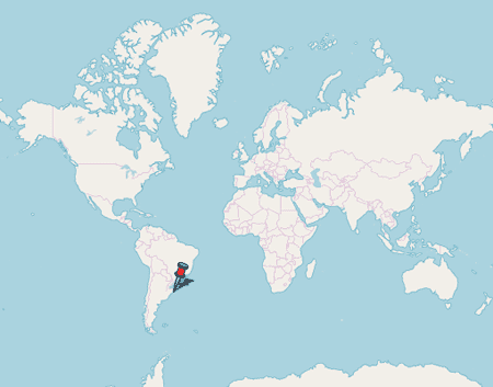 Free Map of Uruguay